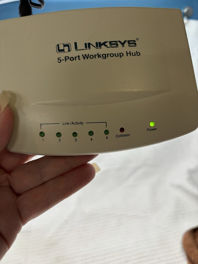 LINKSYS 5 Port Workgroup Hub | EW5HUB | USED | TESTED