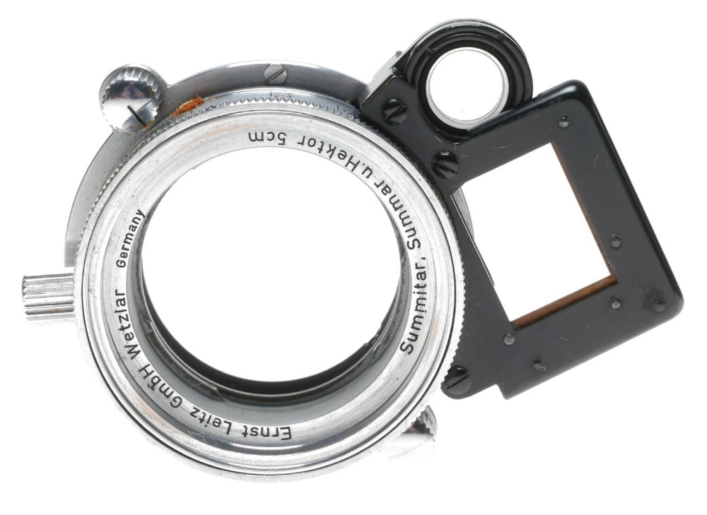 Close focus attachment for Hektor Summar Leica leitz lens