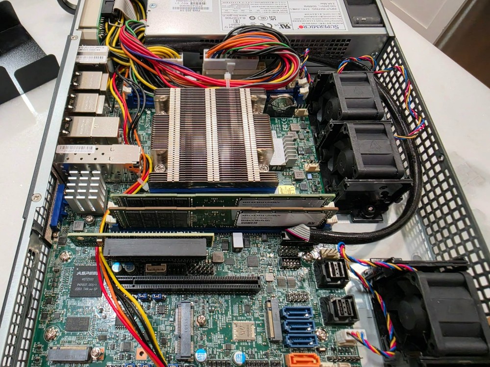 1U rackmount network security appliance