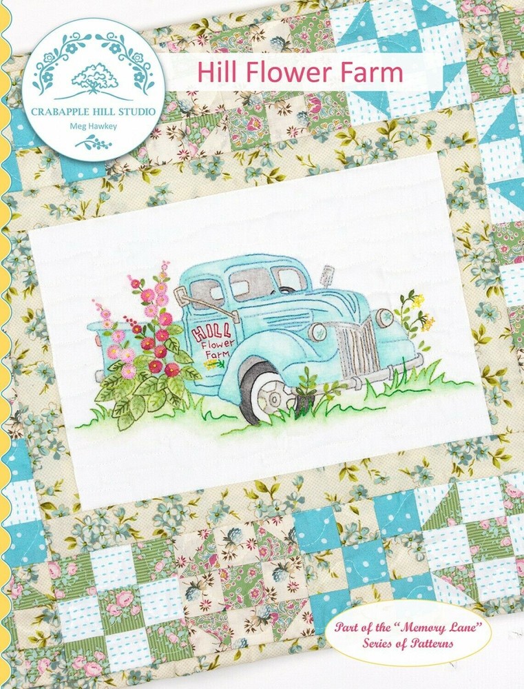 Crabapple Hill Studio Hill Flower Farm Pattern, Pre-owned
