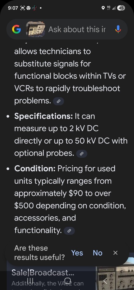 Sencore Model VA62 Universal Video Analyzer