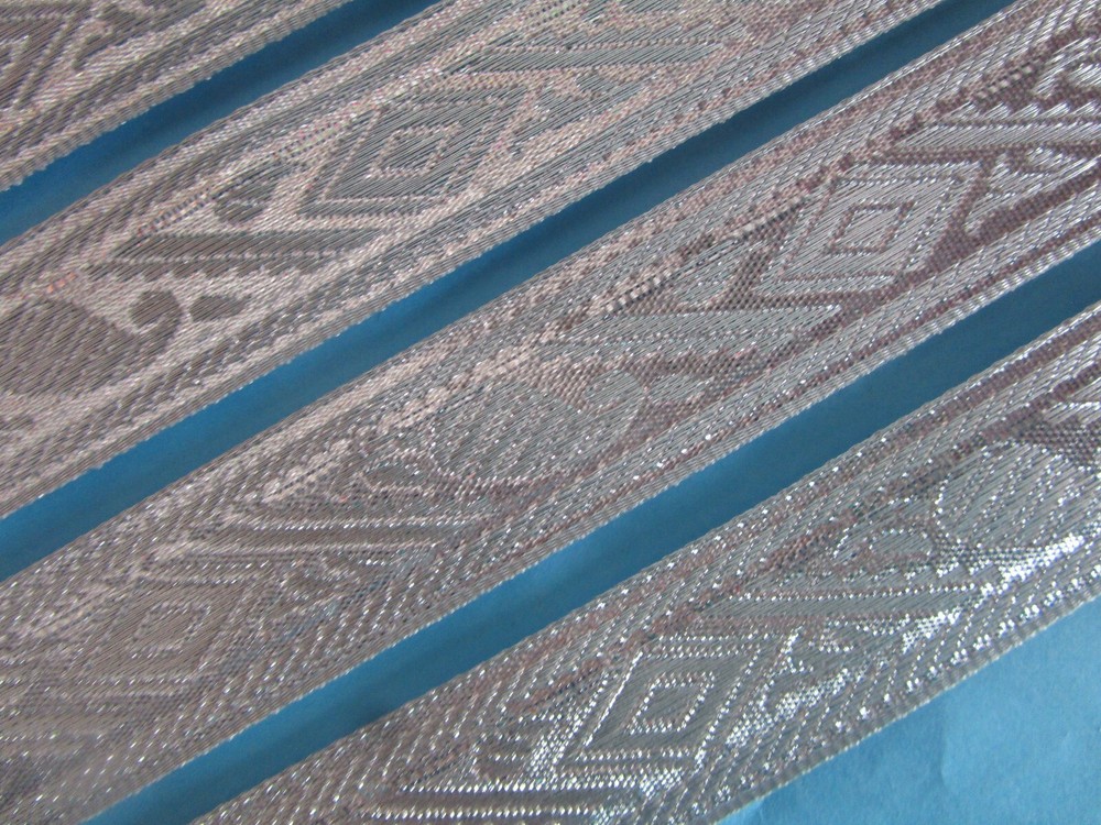 10m/2m Trims Tip Elegante Nichtelastisch 2,6cm Silver C193 New