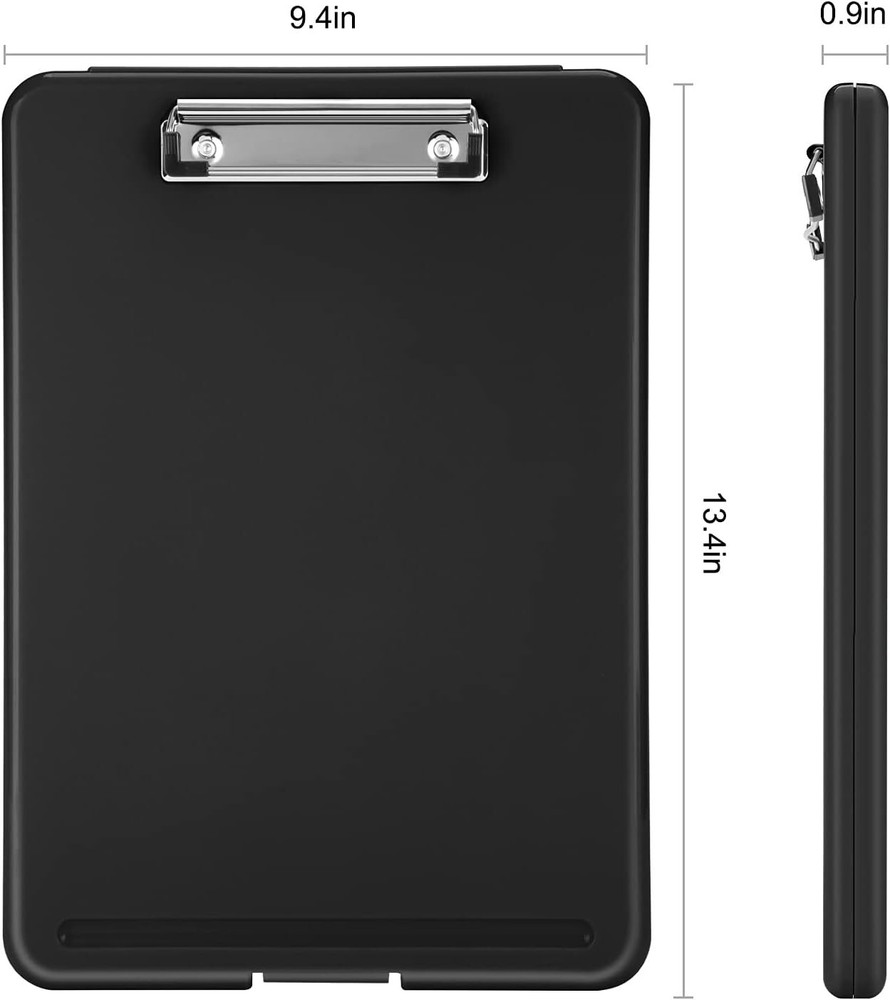 Hardware Contractor Clipboard File Clip Worksite Solid Storage Case Durable Box