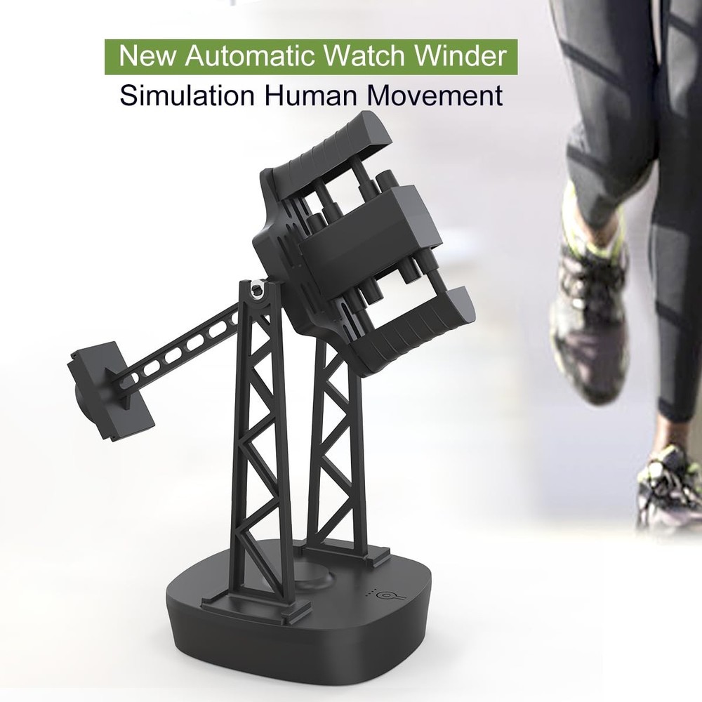 Single Watch Winder for Automatic WatchesTimer ShutdownAdjustable