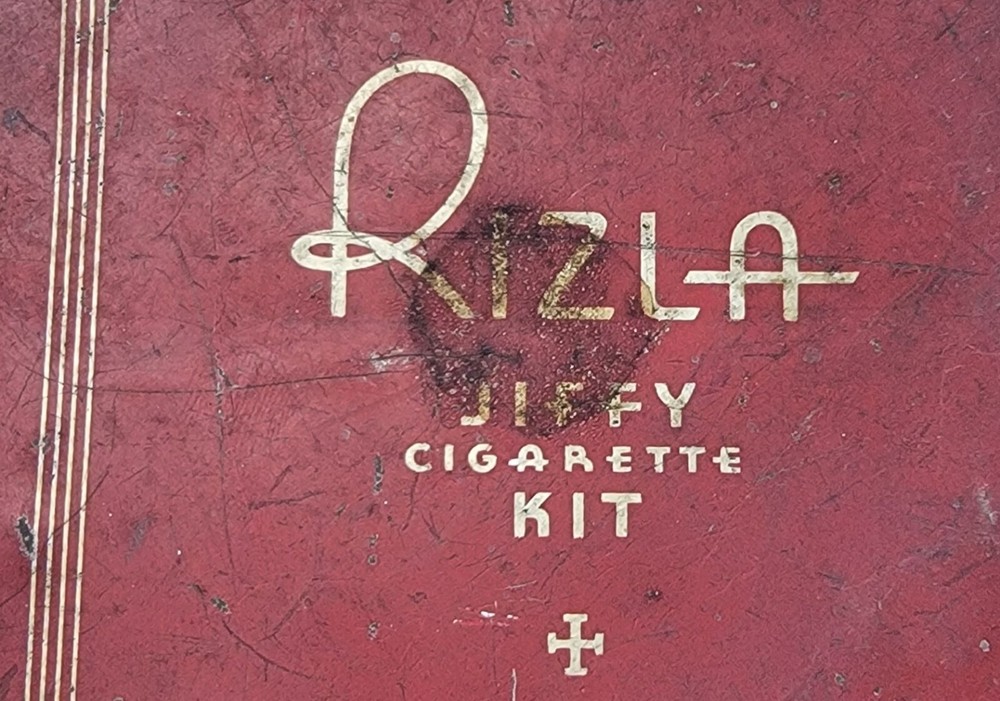 VINTAGE RIZLA JIFFY CIGARETTE KIT BOX ONLY