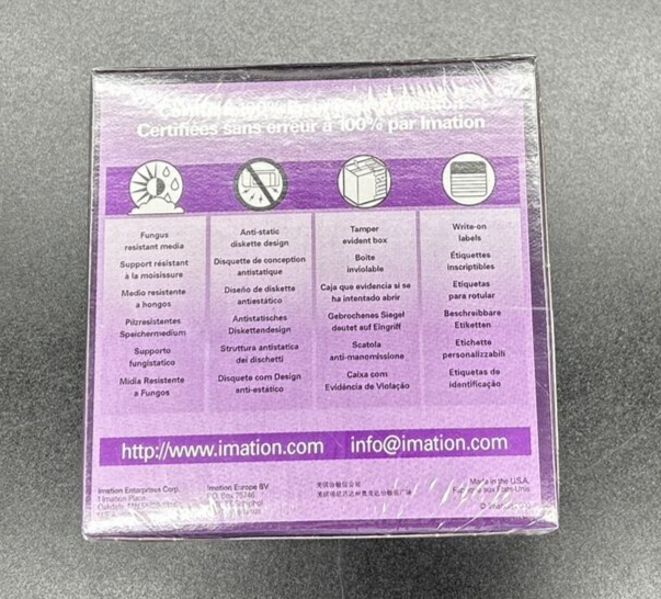 Imation 3.5" Floppy Disk Diskettes 10 Disk Pk IBM Formatted 1.44MB 2HD