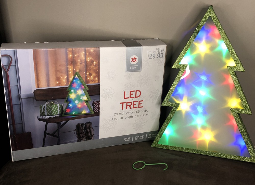 TARGET Christmas Decor 20 Multicolor LED TREE Holiday Lights Illuminated