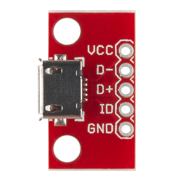 [ SparkFun BOB-12035 ] microB USB Breakout