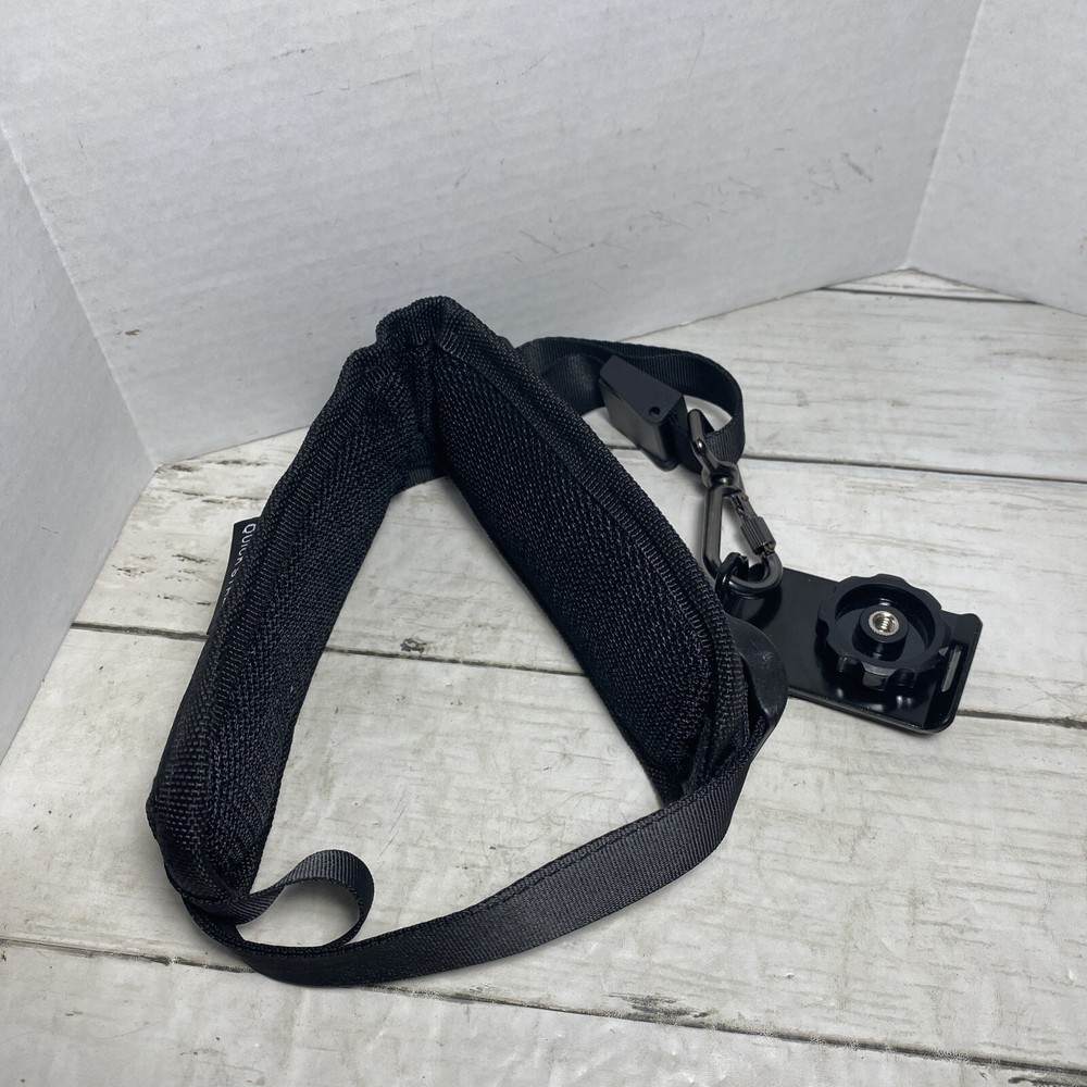 Quick Release Shoulder Strap for DSLR Cameras & Camcorders with Zippered Pocket