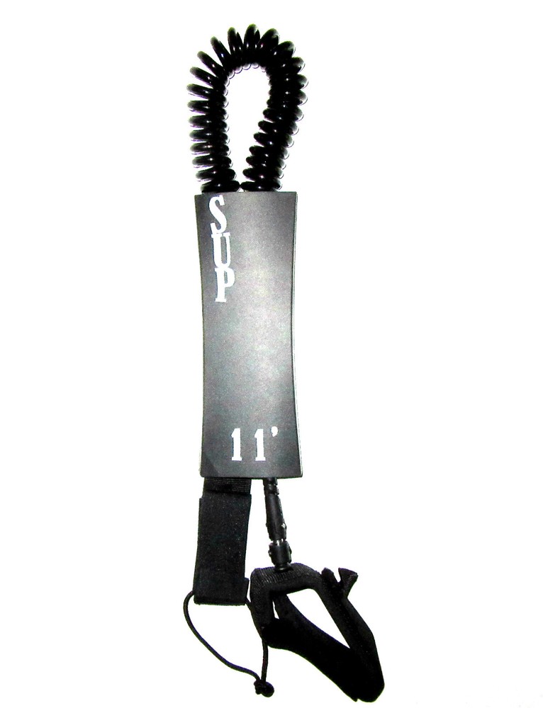SUP STAND UP PADDLEBOARD LONGBOARD SURFBOARD LEASH COILED 11'