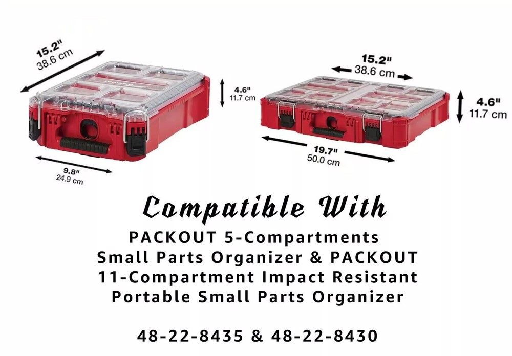 Milwaukee Packout Insert M12 2426-20 Multi-tool (Insert Only)(non fuel)(RED)