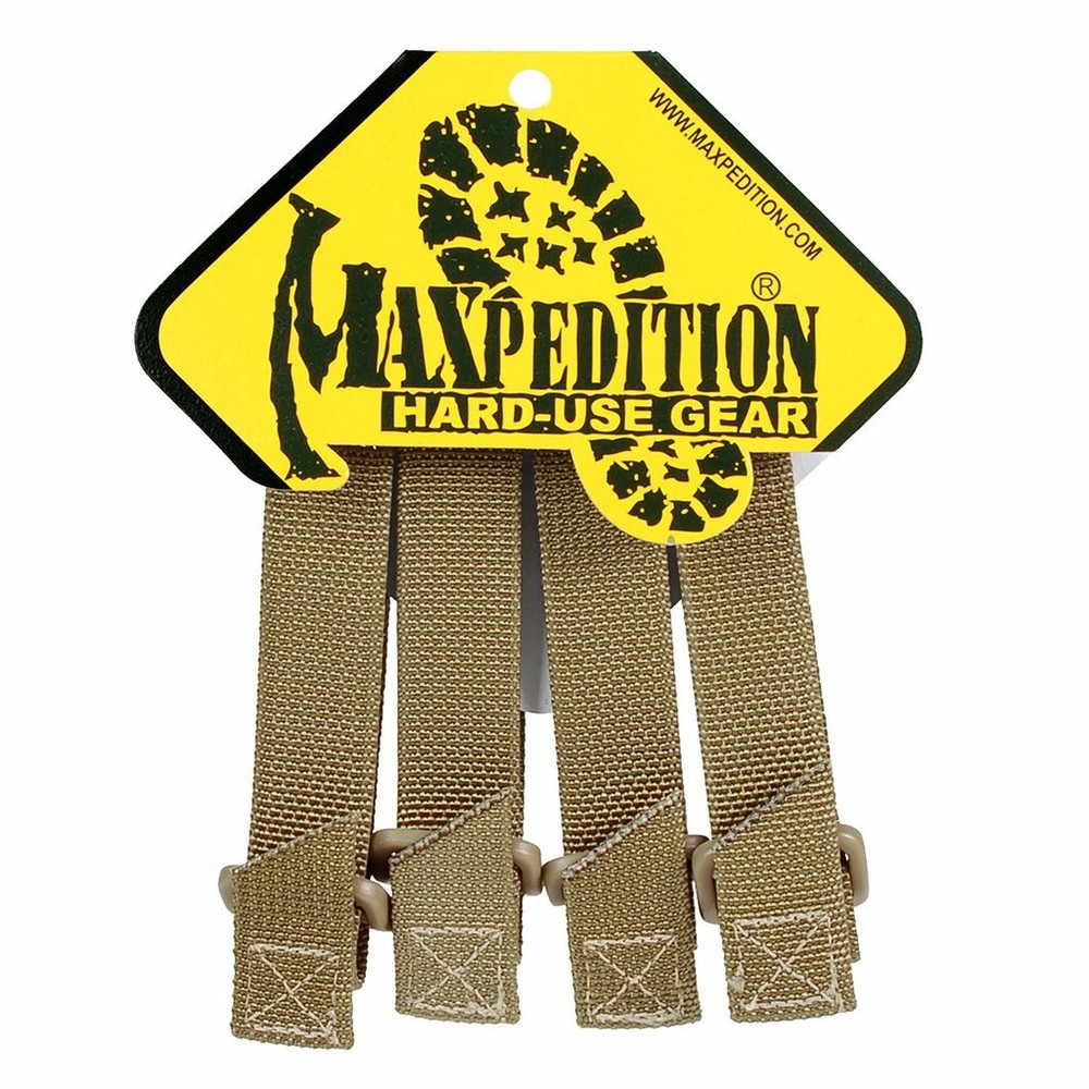 Maxpedition TacTie Attachment Strap System 3 In Khaki Closed Loop Easy Detach