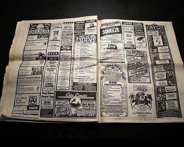 DRAGONSLAYER James Bond & STRIPES Opening Day - Tom Petty 1981 Advertisements