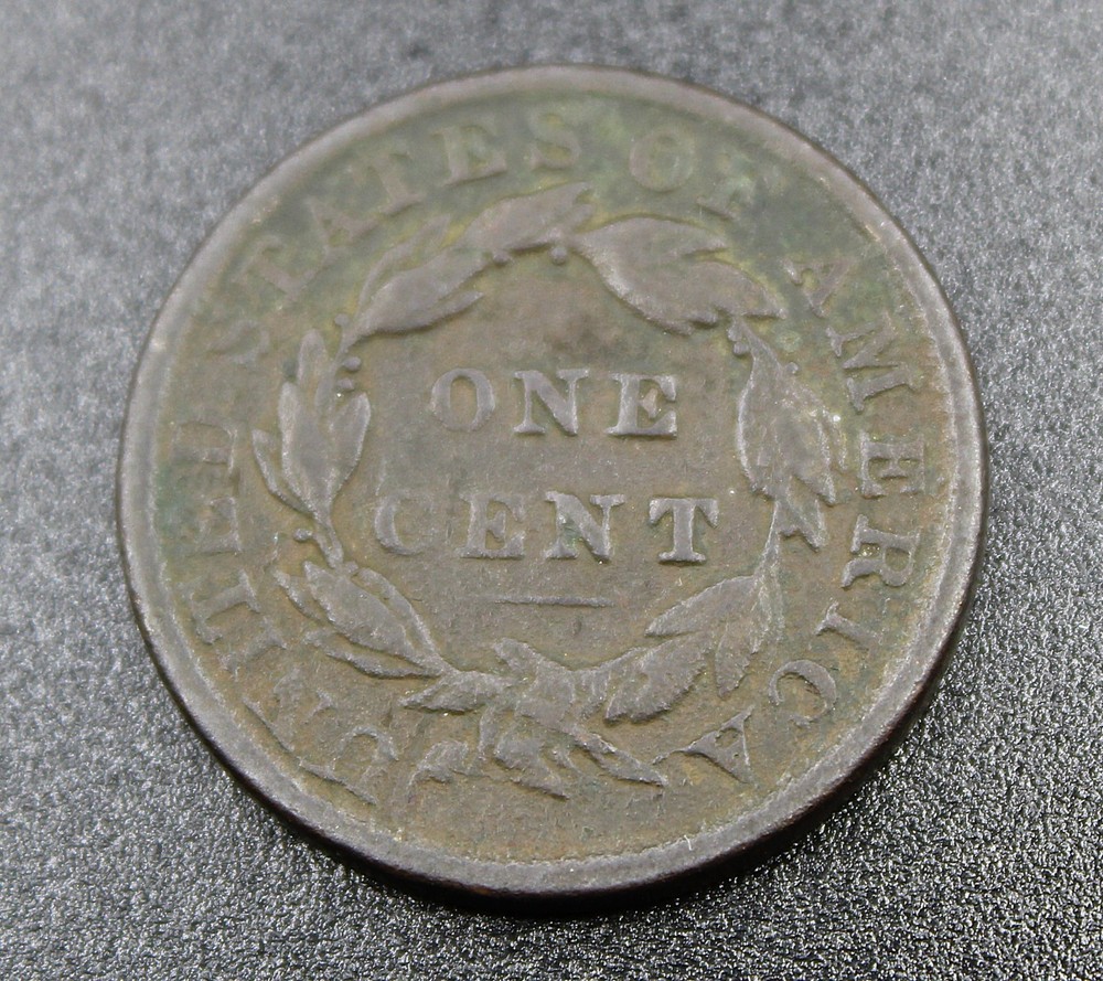 1833 Large Cent Nice Original Medium Brown VG