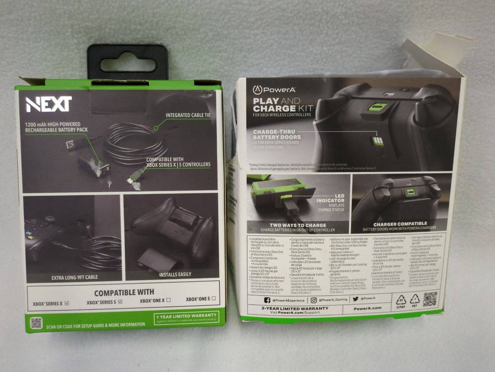 Power A/Next Xbox Play & Charge Rechargeable Controller Cable USB-C Series X/S