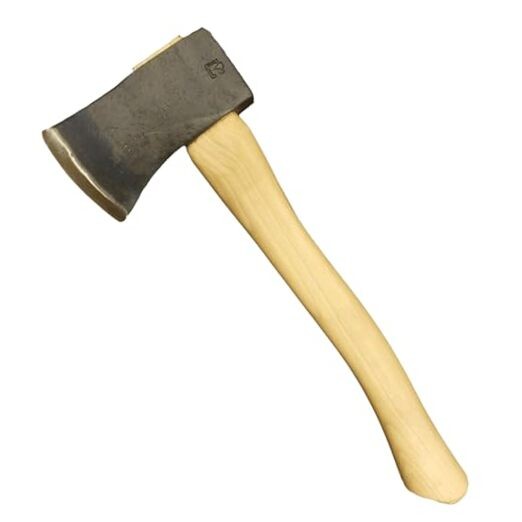 Camping - 1.75 lbs Dayton Pattern Axe with 14" Curved Hickory Handle & Hatchet