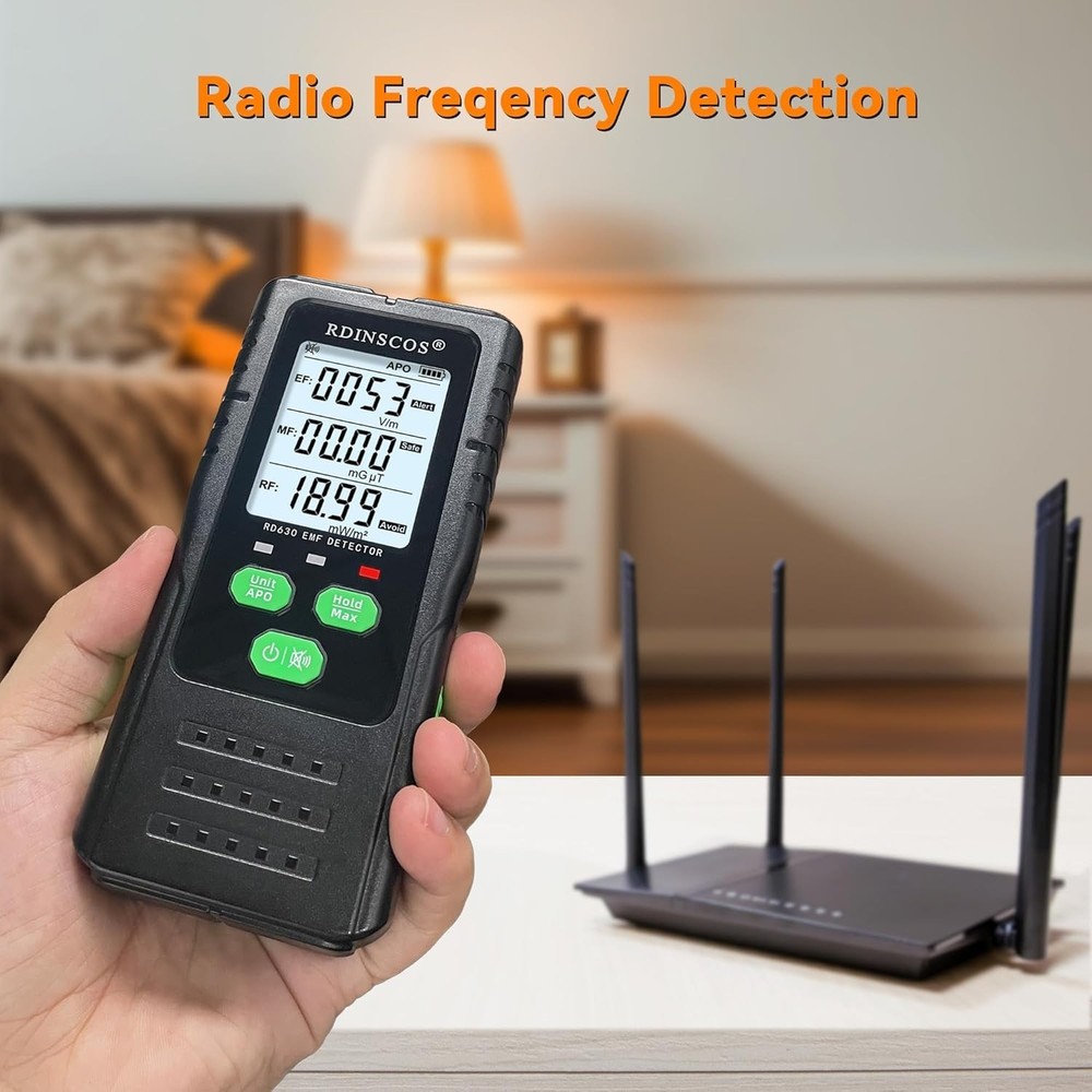 Multi-Function EMF Reader: Detect AC Magnetic, Electric & Microwave Radiation