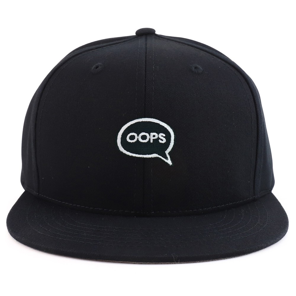 Oops Patch Youth Size Flatbill Snapback Baseball Cap - FREE SHIPPING