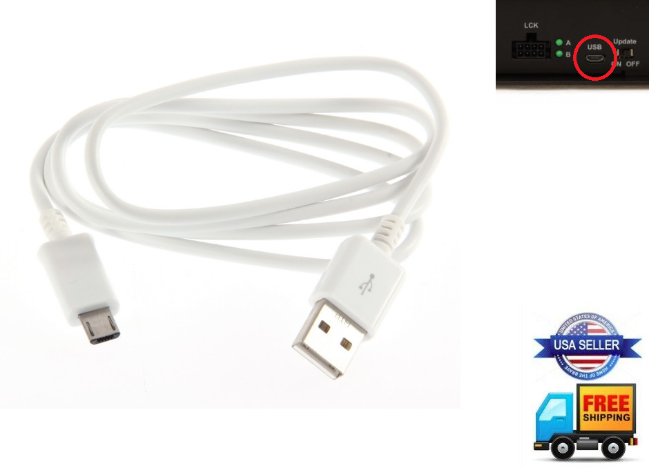 DSP to Laptop Computer Connection Cable USB for Rockford Fosgate DSR1 Processor
