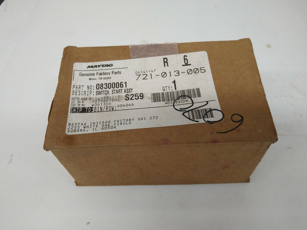 Maytag Garbage Disposal Dispenser Motor Switch 08300061