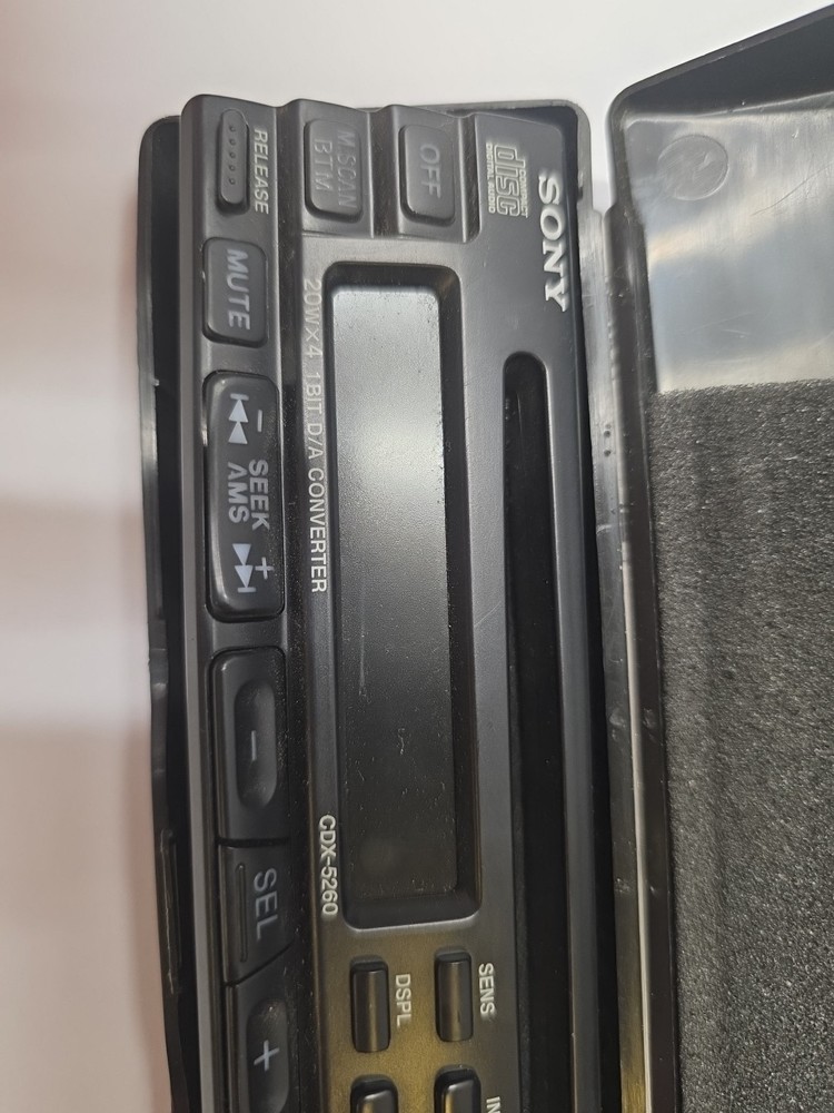 Sony CDX-5260 Radio Faceplate