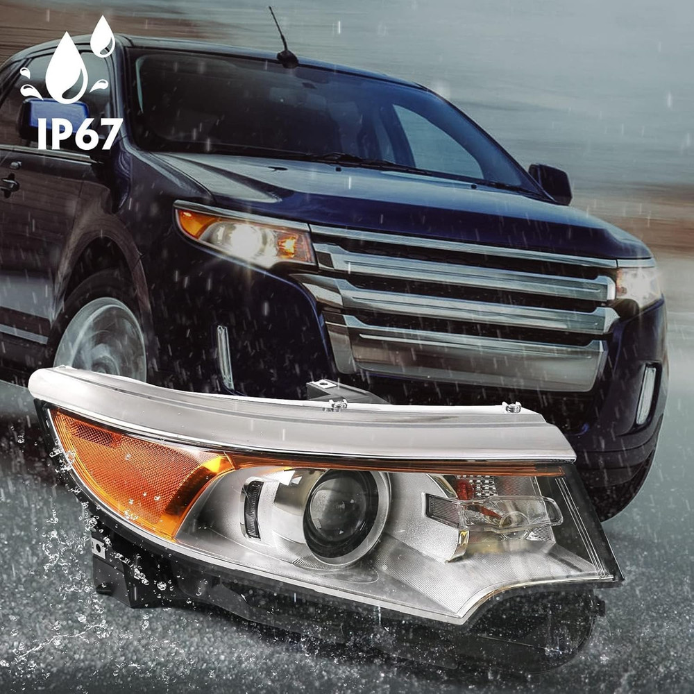 for Ford Edge Headlight Assembly 2011 2012 2013 2014 Halogen Replacement Project