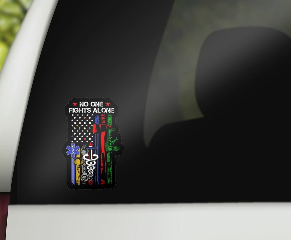 First Responder Icon Vinyl Waterproof Car Decal