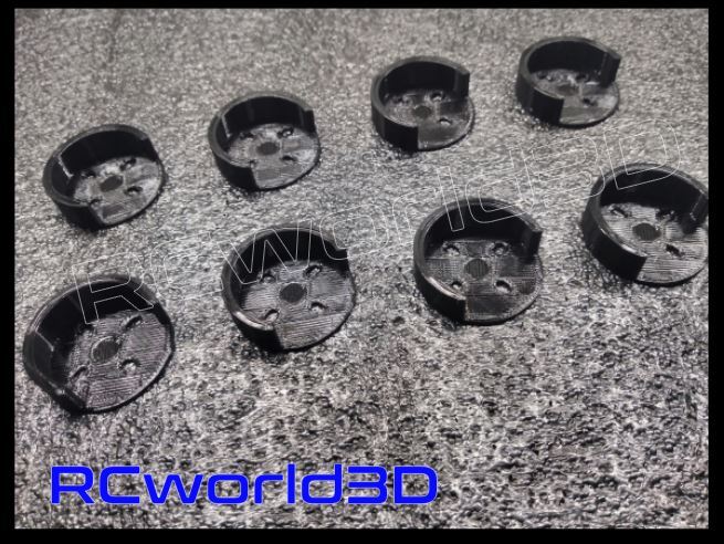 QUADCOPTER BRUSHLESS MOTOR MOUNT/BASE PROTECTOR 4PCS 3D PRINTED SOLID - PLA