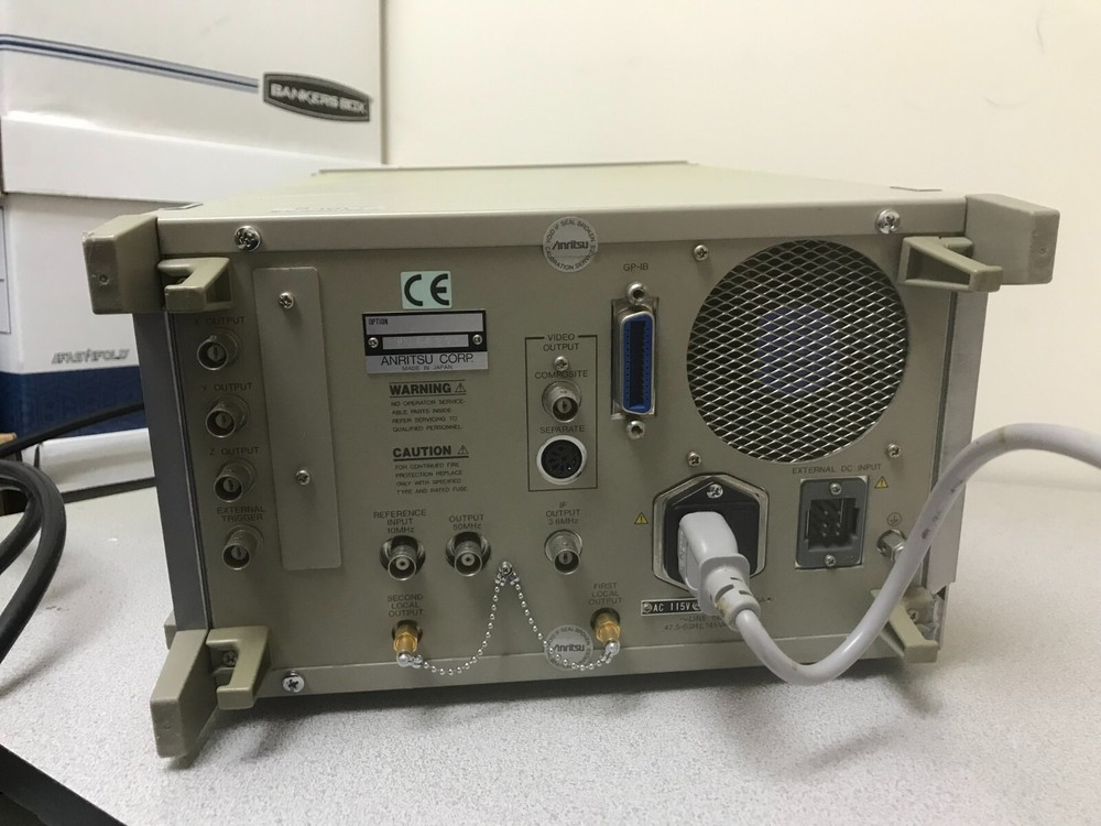 Anritsu MS2601B 9kHz-2.2GHz spectrum analyzer