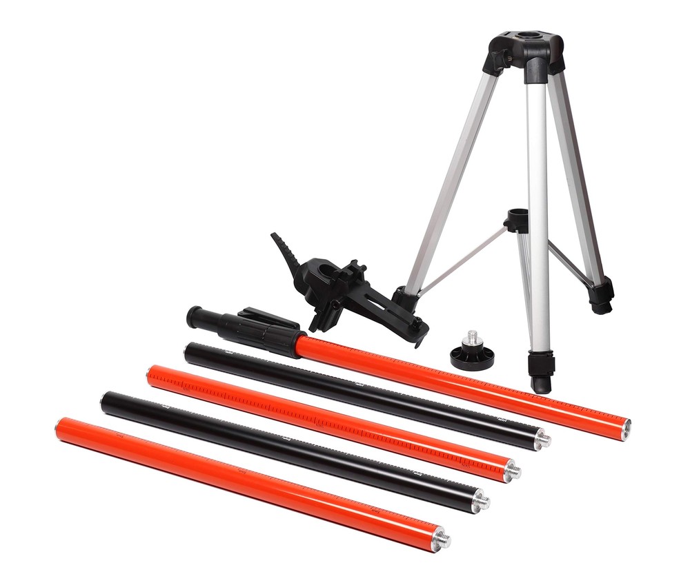 Telescoping Pole Telescoping Laser Level Support Pole with Tripod and Mount f...