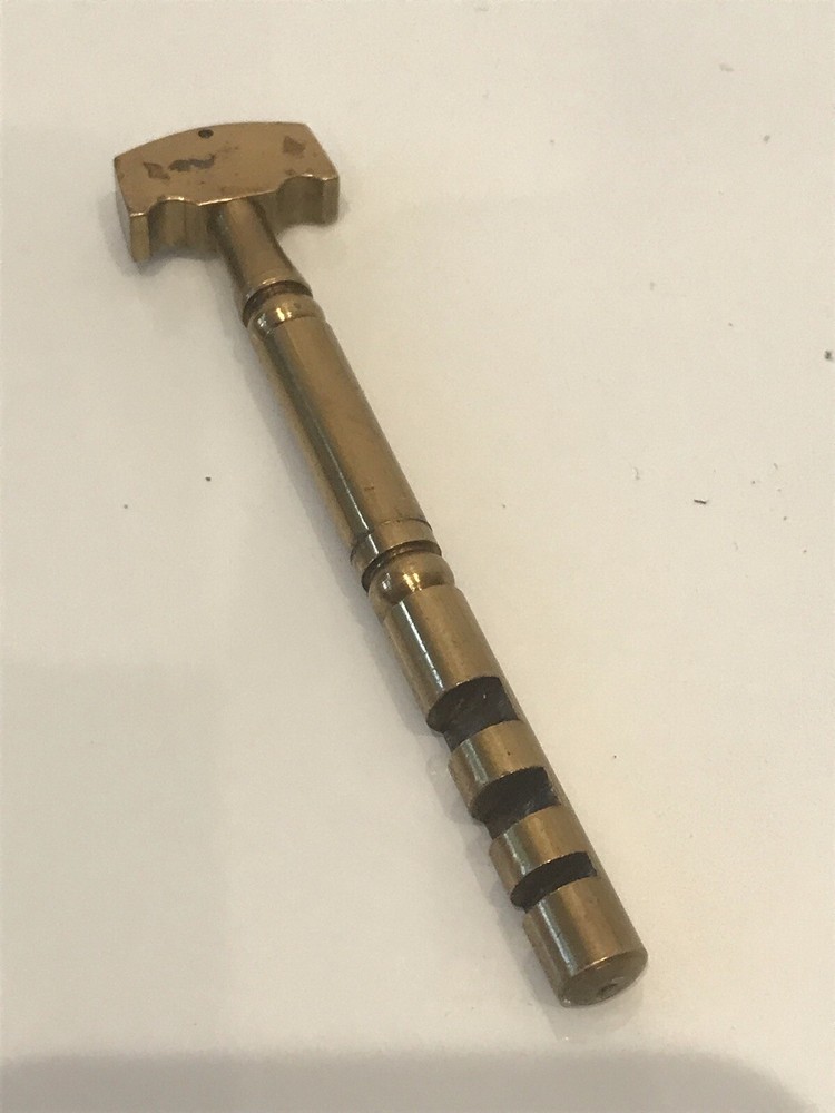 Antique Brass Glass Score