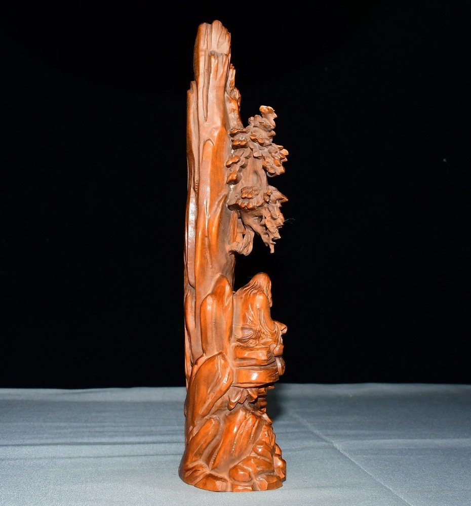 Exquisite Small Leaf Boxwood Pine Lower Damo Ornament