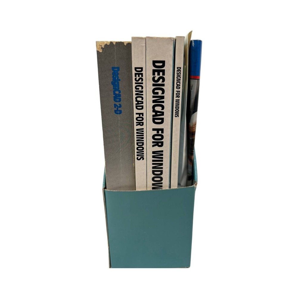 Vintage MS-Dos Floppy Disc DesignCAD 2D Software Windows Full Working Demo