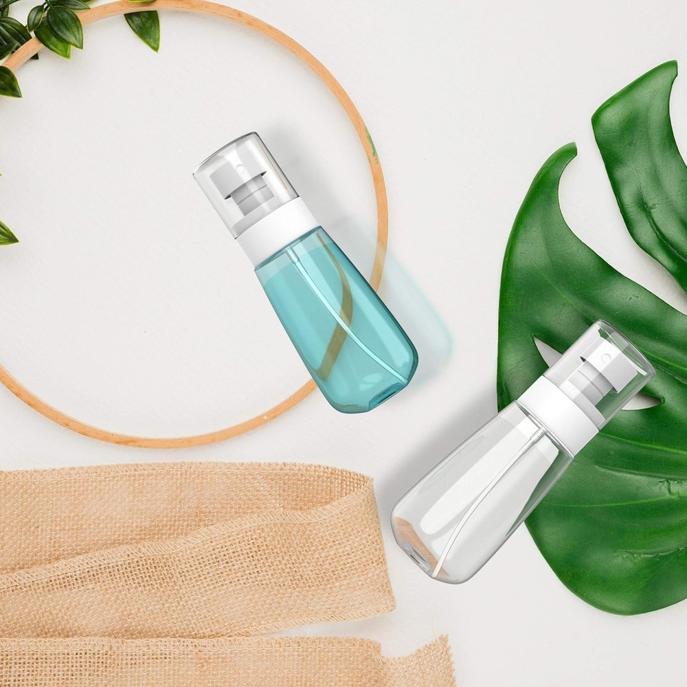 Eco-Friendly 2oz Mini Spray Bottles with Fine Mist - Refillable & Leak Proof