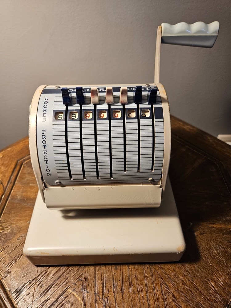 Vintage Paymaster Check Writer series X-550
