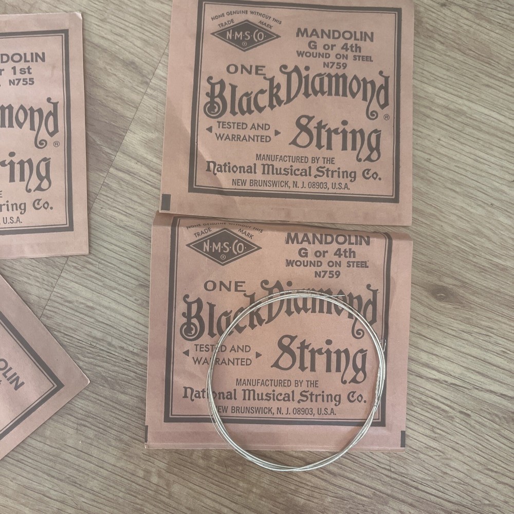 Vintage BLACK DIAMOND STRINGS for MADOLIN Assorted
