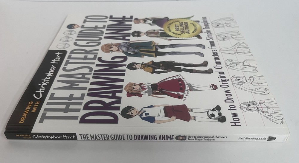 The Master Guide to Drawing Anime Paperback by Christopher Hart 2015. 1st Ed.