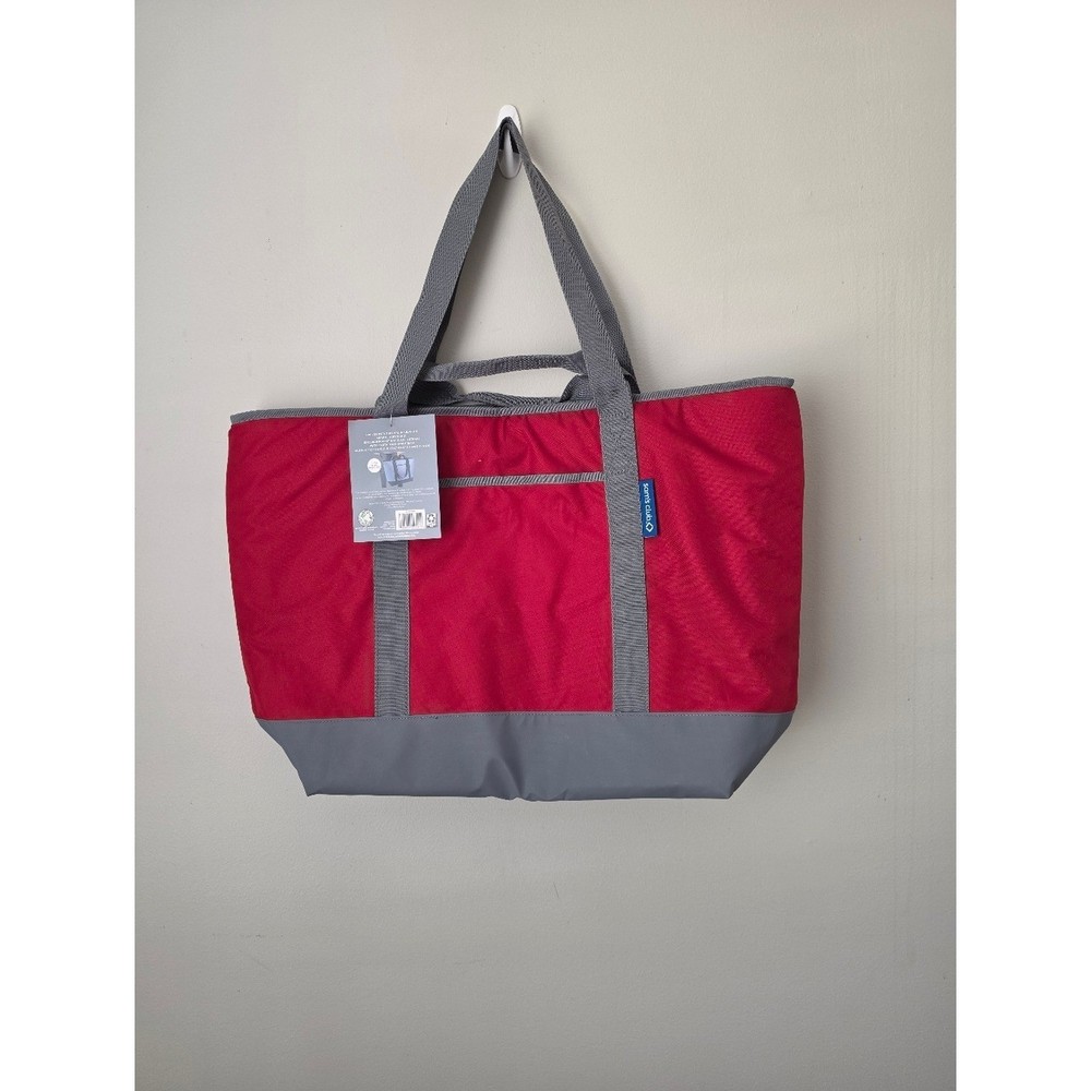Insulated Red & Gray Tote Bag by Igloo