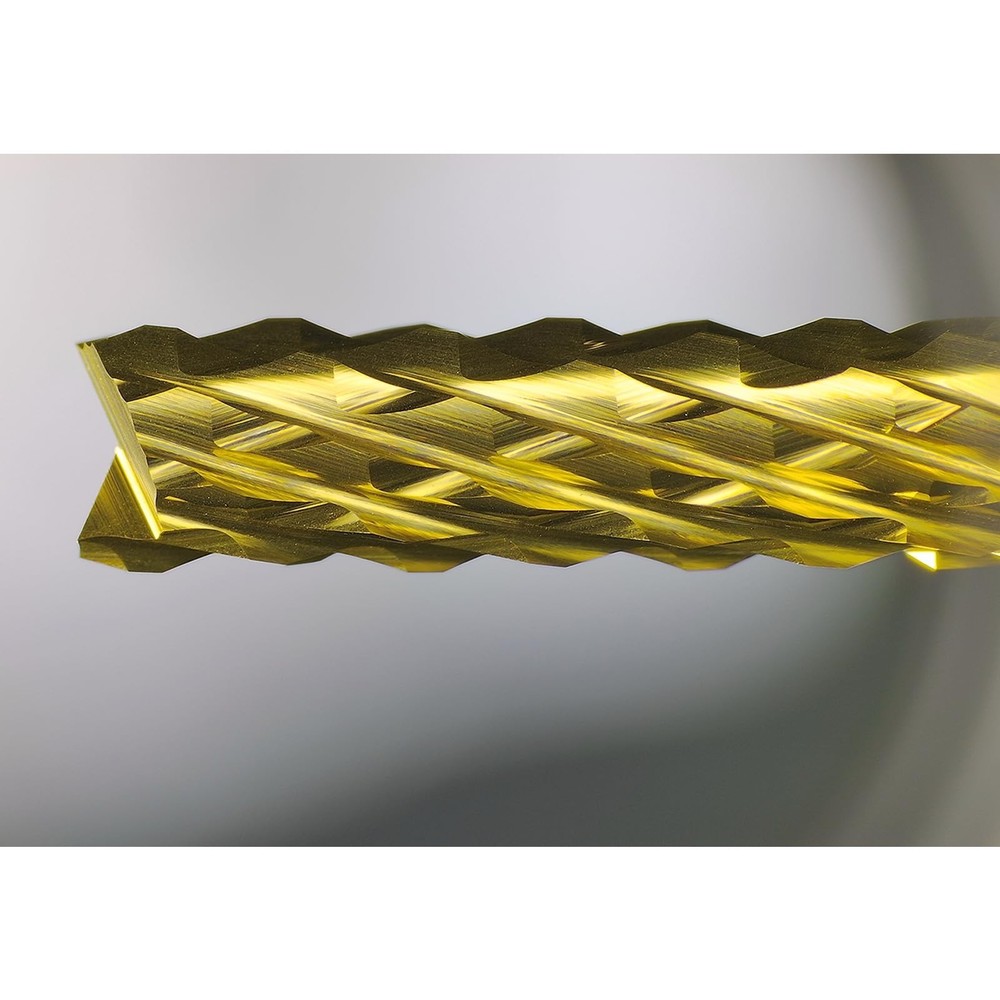Tools 10Pcs 0.6mm TiN Coating Solid Carbide End Mill Engraving Milling Cutter...