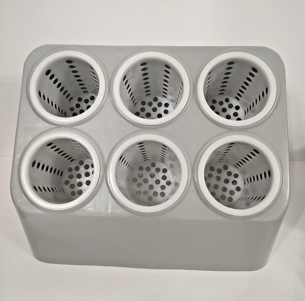 Vollrath 6 Compartment Restaurant Silverware Flatware Holder Utensil Holder