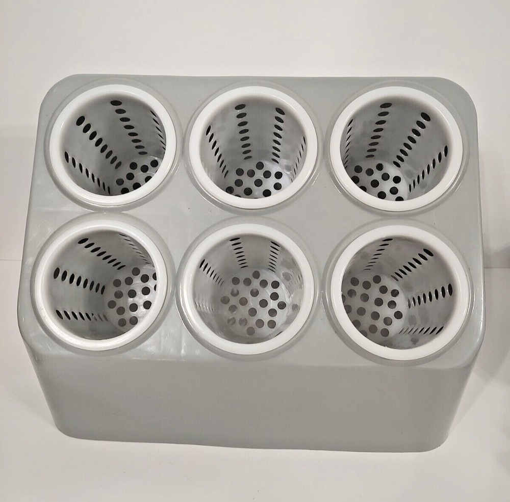 Vollrath 6 Compartment Restaurant Silverware Flatware Holder Utensil Holder
