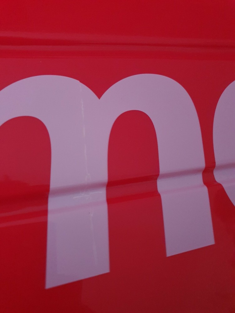 FW17 Supreme sled red Heavyweight plastic snow Accessory