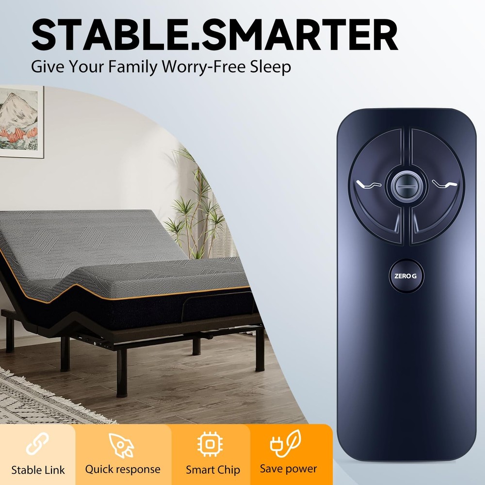 Replacement Remote for Sealy Tempur-Ergo Ease 2.0/3.0/4.0 Adjustable Bed