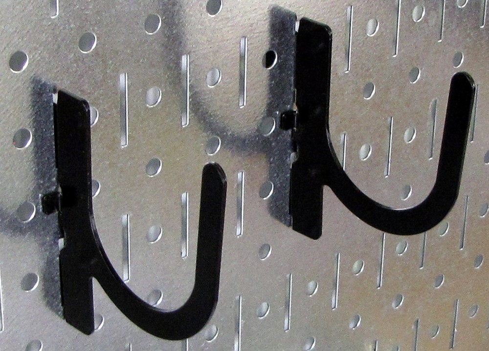 Wall Control 30BAS300GVB 4-Feet Metal Pegboard Basic Tool Organizer Kit with