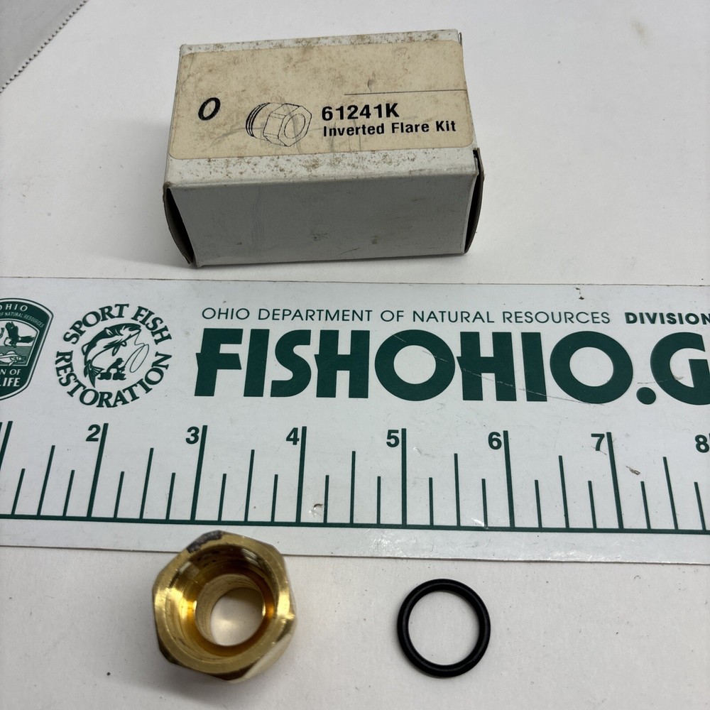 CALEFFI BRASS INVERTED FLARE KIT 61241K