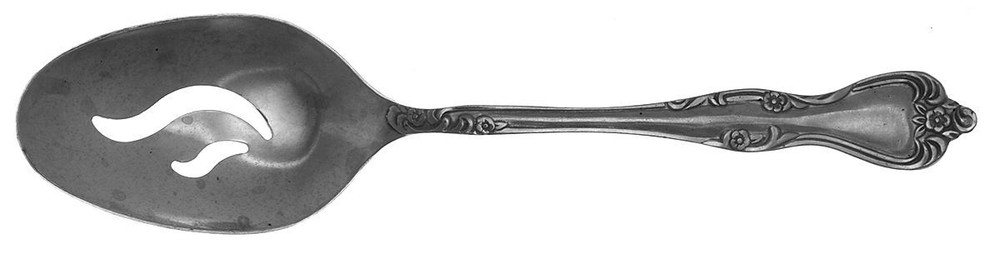 Oneida Silver Azalea Pierced Serving Spoon 6544811