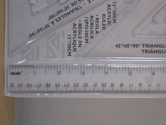 Schoolworks 8813 Geometry & Drafting Set - Ruler, Protractor & Triangles