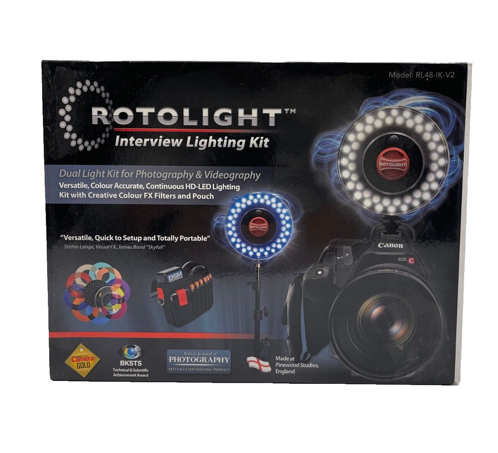 Rotolight RL48 Interview Lighting Kit V2 RL48-IK-V2 -
