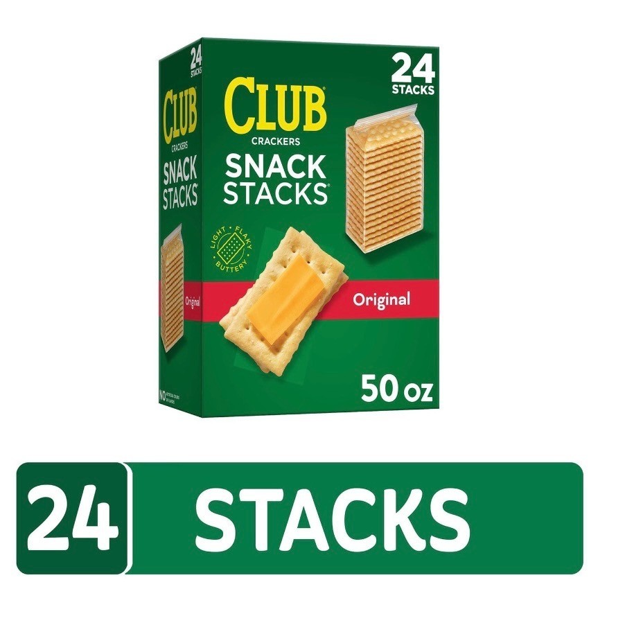 Club Crackers Snack Stacks 24 Count 2.08oz Crackers