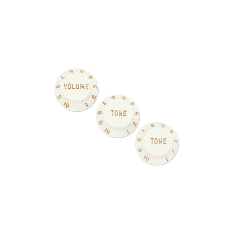 Fender STtratocaster Knobs Parchment (0056254049)